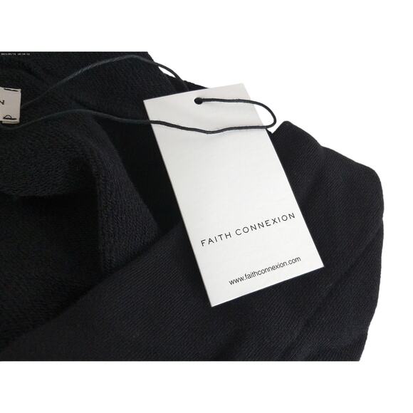 Faith Connexion Open Shoulder Spider Man Hoodie Dress Sweatshirt Size Small New - Picture 7 of 13